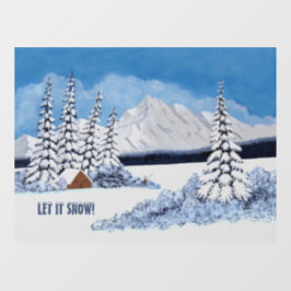 Vinilos Para Cristales Invierno de nieve