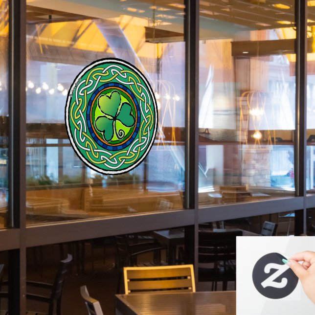 Vinilos Para Cristales Irish shamrock (ventana del restaurante)