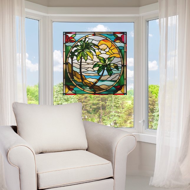 Vinilos Para Cristales Isla Tropical en Sunset Faux Seted Glass (Subido por el creador)