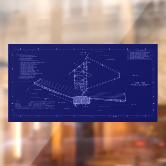 Vinilos Para Cristales James Webb desvelando el esquema del universo (Hoja 2)