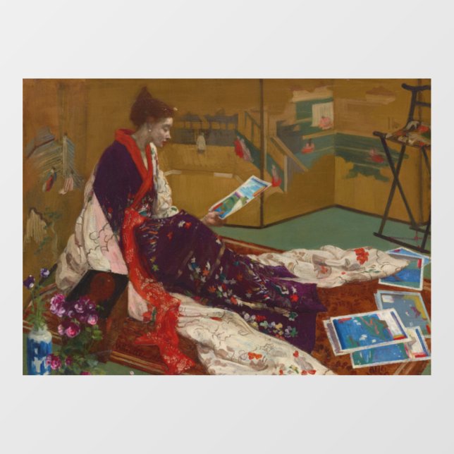 Vinilos Para Cristales James Whistler - Caprice in Purple and Gold (Hoja)