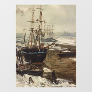 Vinilos Para Cristales James Whistler - El Támesis en el Hielo