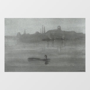 Vinilos Para Cristales James Whistler - Nocturne: El Támesis en Battersea