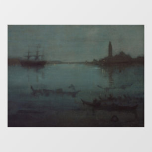 Vinilos Para Cristales James Whistler - Nocturne: La laguna, Venecia