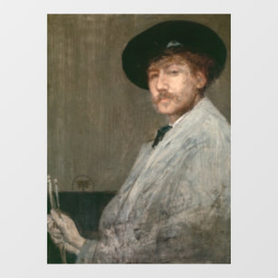Vinilos Para Cristales James Whistler - Retrato del pintor