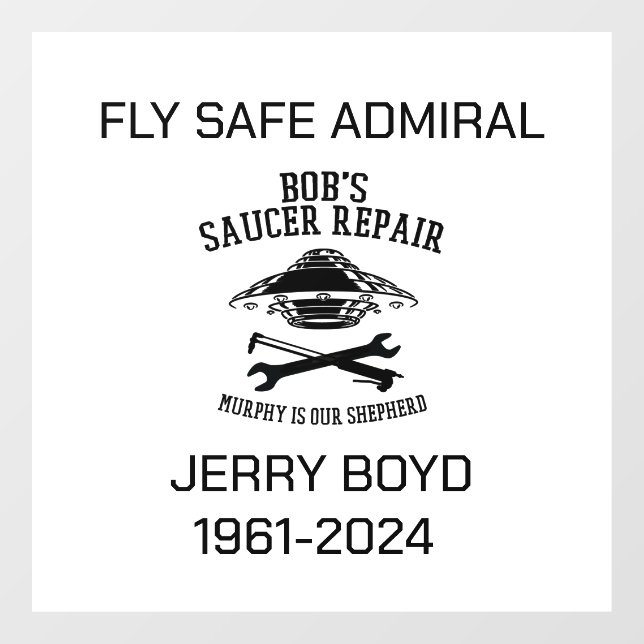 Vinilos Para Cristales Jerry Boyd Window Cling (Hoja)