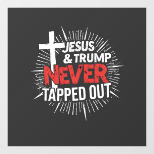 Vinilos Para Cristales Jesús y Trump nunca se aprovecharon