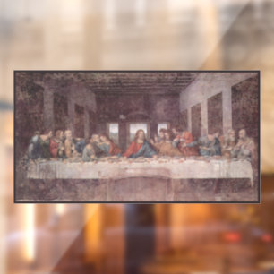 Vinilos Para Cristales Jesús "Yeshua" La Última Cena, Leonardo da Vinci