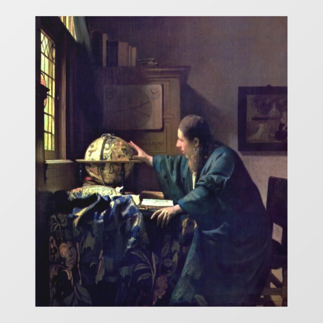 Vinilos Para Cristales Johannes Vermeer - El astrónomo (Hoja)
