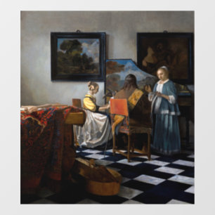 Vinilos Para Cristales Johannes Vermeer - El concierto