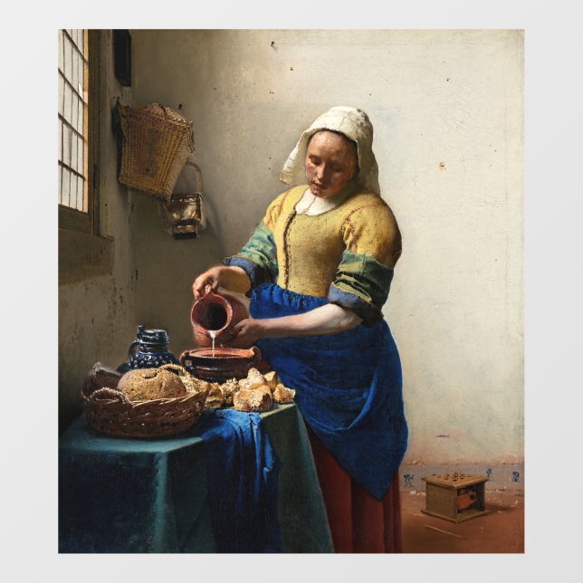 Vinilos Para Cristales Johannes Vermeer - La Milkmaid (Hoja)