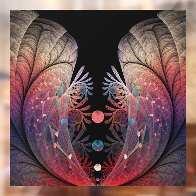 Vinilos Para Cristales Jonglage Resumen arte fractal moderno de fantasía (Hoja 2)