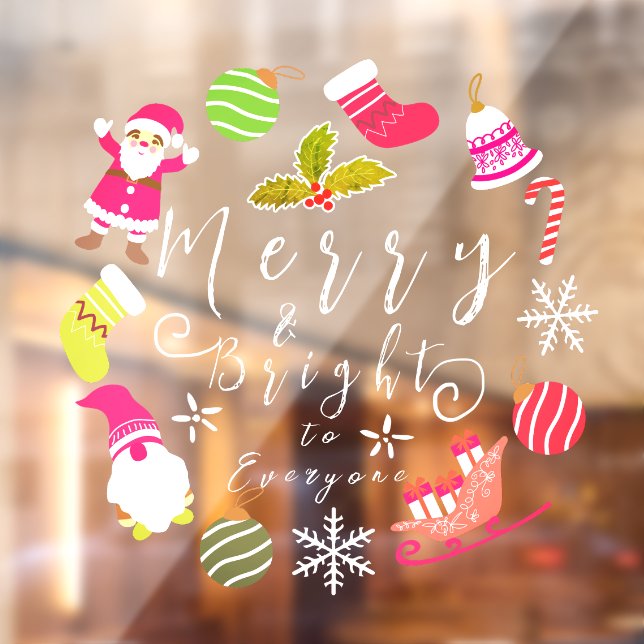 Vinilos Para Cristales Joy Navidades