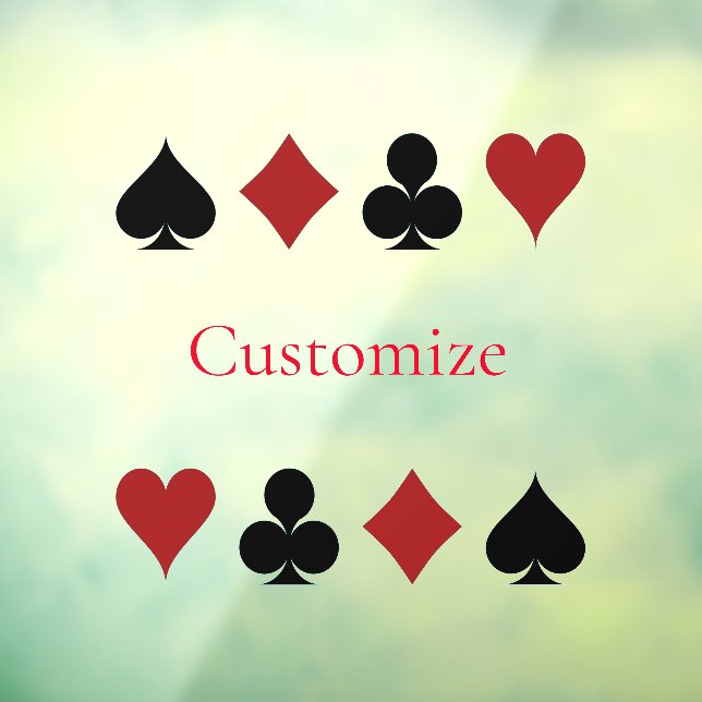 Vinilos Para Cristales Juego de cartas con Thunder_Cove (Hoja 3)