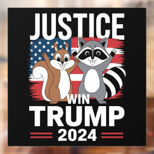 Vinilos Para Cristales Justicia Para Peanut Gana Trump 2024