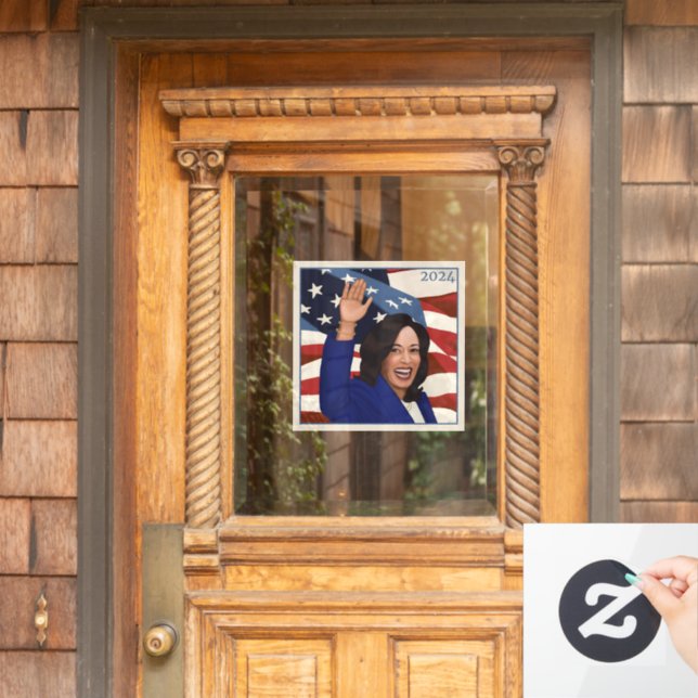 Vinilos Para Cristales Kamala 2024 (Puerta de casa)