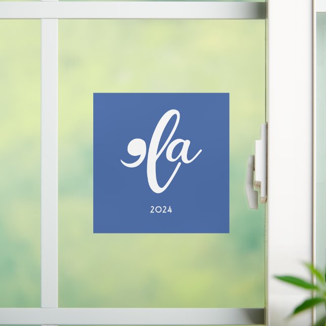 Vinilos Para Cristales Kamala dice su nombre 2024 (Kamala Say Her Name 2024 Window Cling on a House Window)