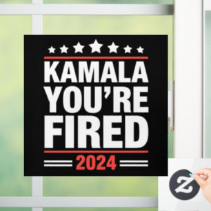 Vinilos Para Cristales Kamala Fuera Kamala Harris 2024