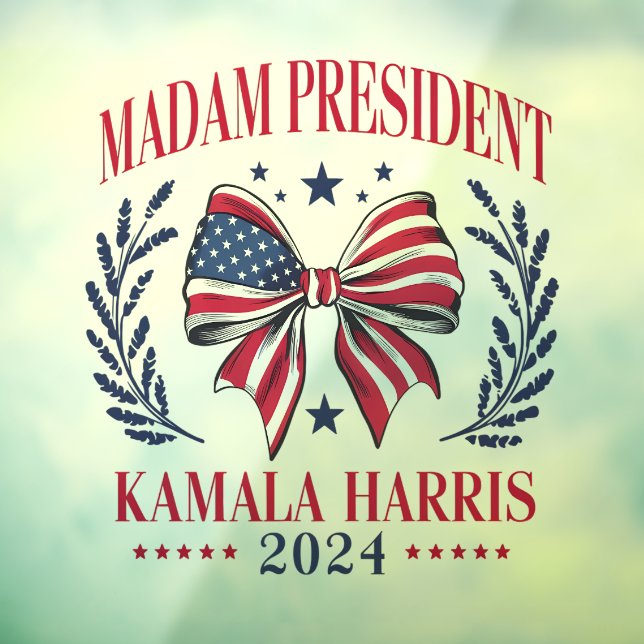 Vinilos Para Cristales Kamala Harris (Hoja 3)