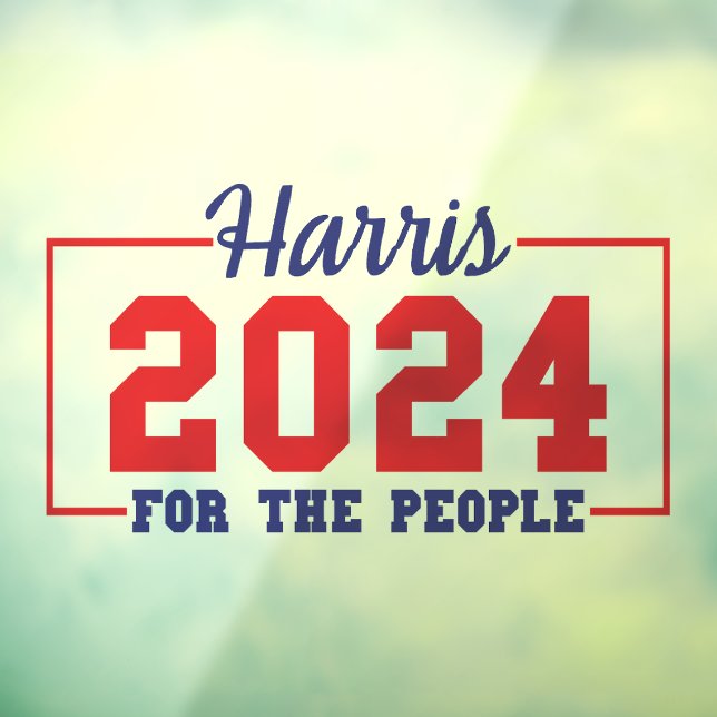 Vinilos Para Cristales Kamala Harris (Hoja 3)