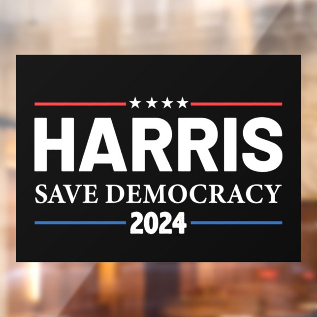 Vinilos Para Cristales Kamala Harris (Hoja 2)