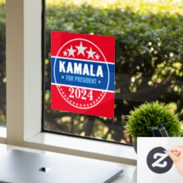 Vinilos Para Cristales Kamala Harris 2024 para Presidente