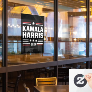Vinilos Para Cristales Kamala Harris para El Pueblo 2024 Presidente