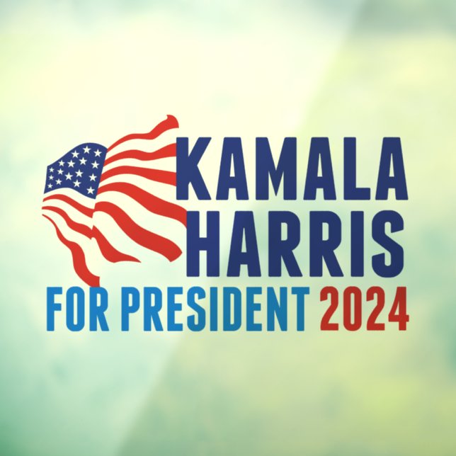 Vinilos Para Cristales Kamala Harris por las elecciones presidenciales de (Hoja 3)