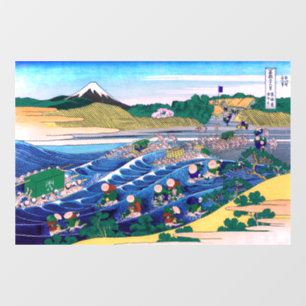 Vinilos Para Cristales Katsushika Hokusai - Fuji de Kanaya en Tokaido