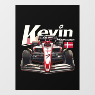Vinilos Para Cristales Kevin Magnussen, controlador de fórmula 1, KMAG20