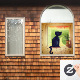 Vinilos Para Cristales Kitty in the Window