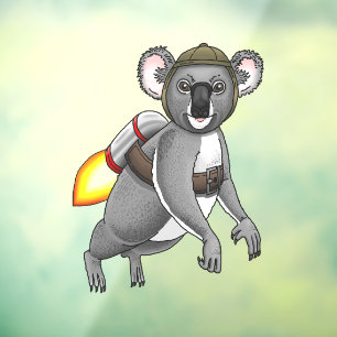 Vinilos Para Cristales Koala Cohete