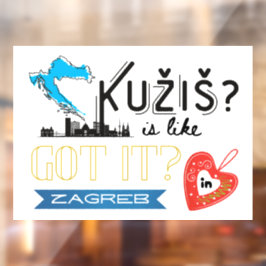 Vinilos Para Cristales ¿Kužiš? Croacia Zagreb