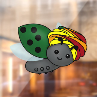 Vinilos Para Cristales Kwanzaa Ladybug Window Cling