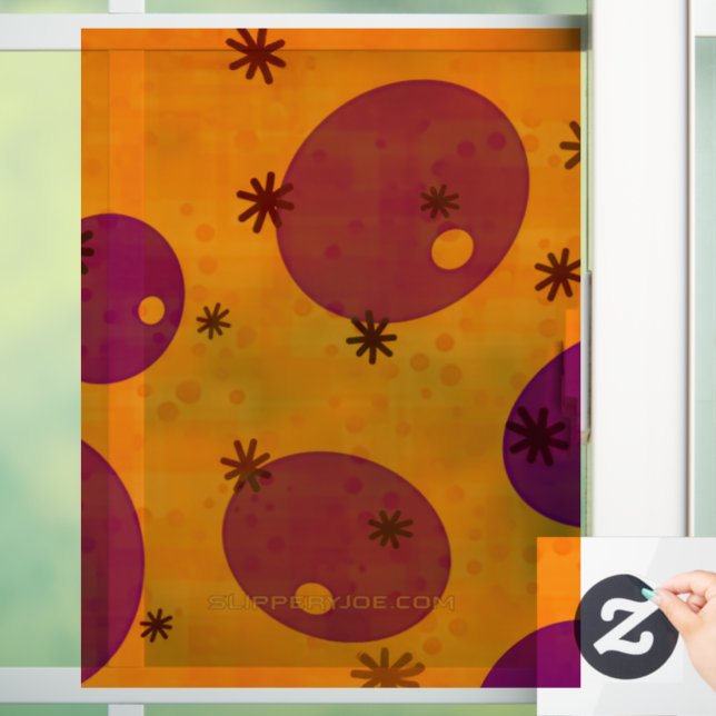 Vinilos Para Cristales La alegre jelly-f judía de Hanukkah de SlipperyJoe (Hogar)