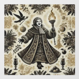 Vinilos Para Cristales La alegría de la Navidad presente