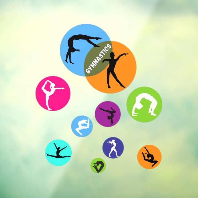 Vinilos Para Cristales La burbuja de la gimnasia (Hoja 3)