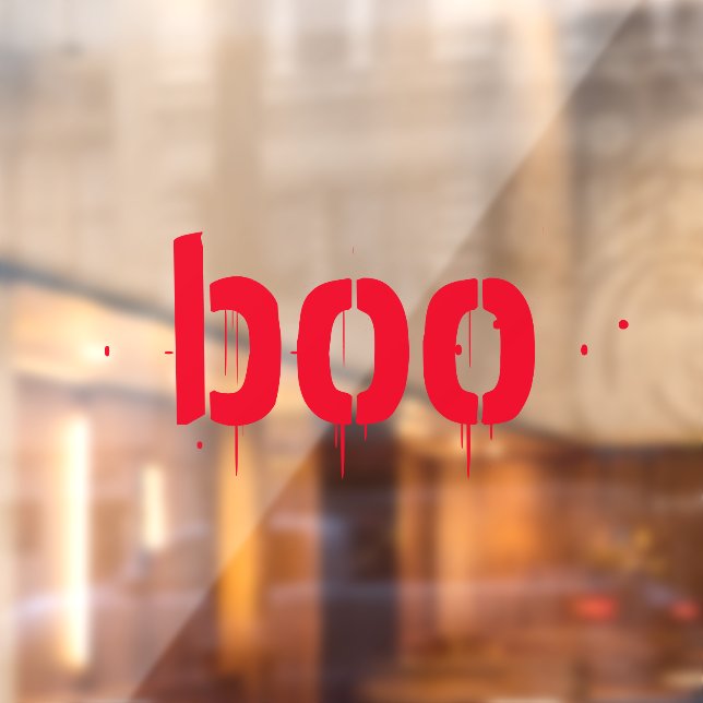 Vinilos Para Cristales La decoración espeluznante de Halloween da miedo a (Hoja 2)