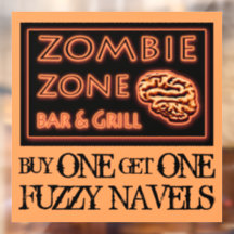 La divertida Halloween Zombie bebe a Fuzzy Navel