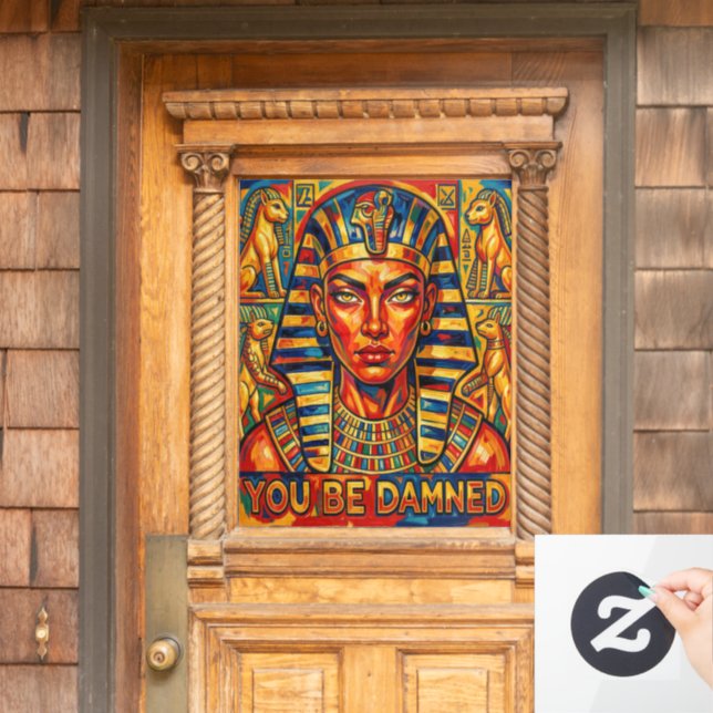 Vinilos Para Cristales La Maldición de Cleopatra (Puerta de casa)