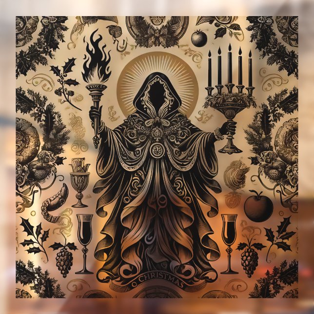 Vinilos Para Cristales La miseria del presente navideño (Hoja 2)