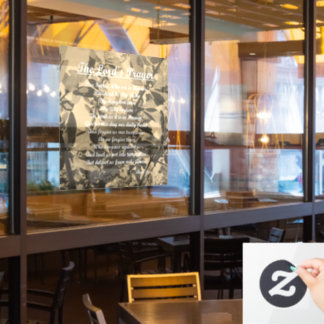 Vinilos Para Cristales La oración de los señores