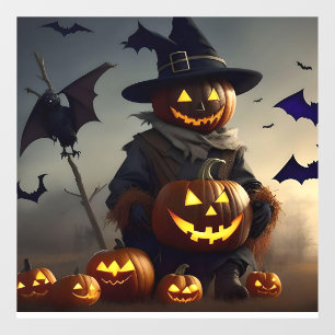 Vinilos Para Cristales La ventana de espantapájaros se aferra. Decoración