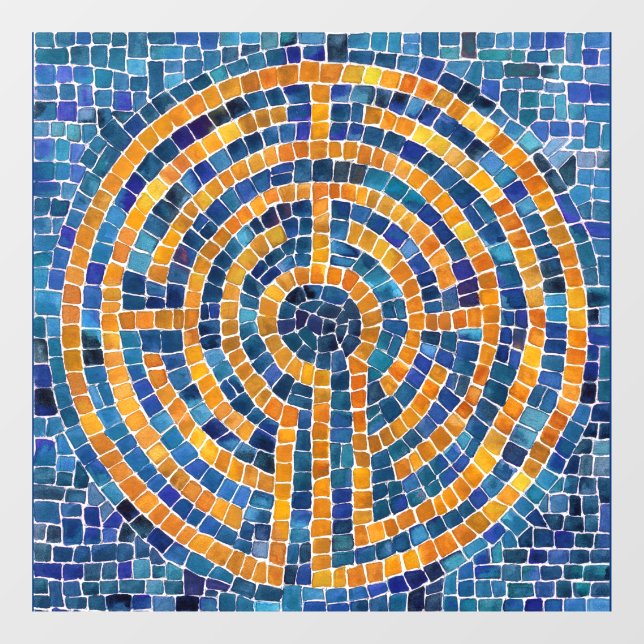 Vinilos Para Cristales LABYRINTH IV 12x12 Ventana Cling (Hoja)