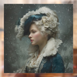 Vinilos Para Cristales Lady in Winter