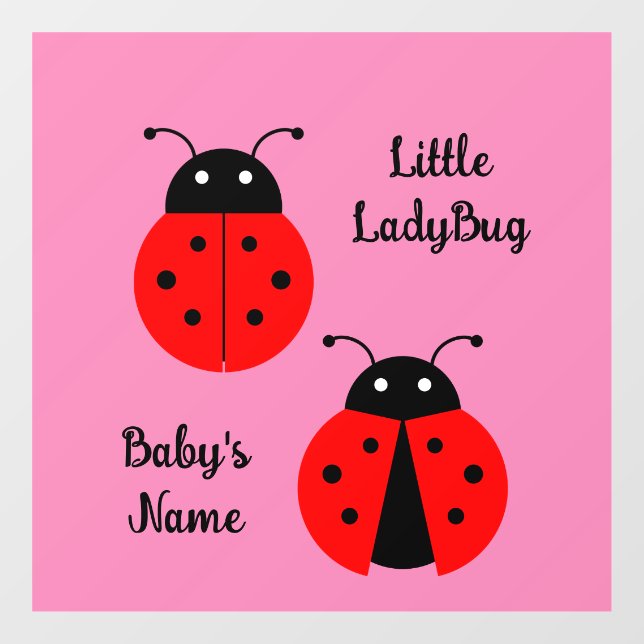 Vinilos Para Cristales Ladybugs Window Cling (Hoja)