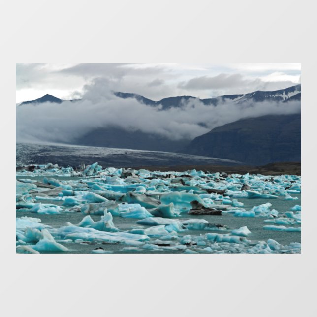 Vinilos Para Cristales Lago glacial Jokulsarlon - Islandia (Hoja)