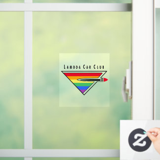 Vinilos Para Cristales Lambda Car Club Logo adhesivo para ventana