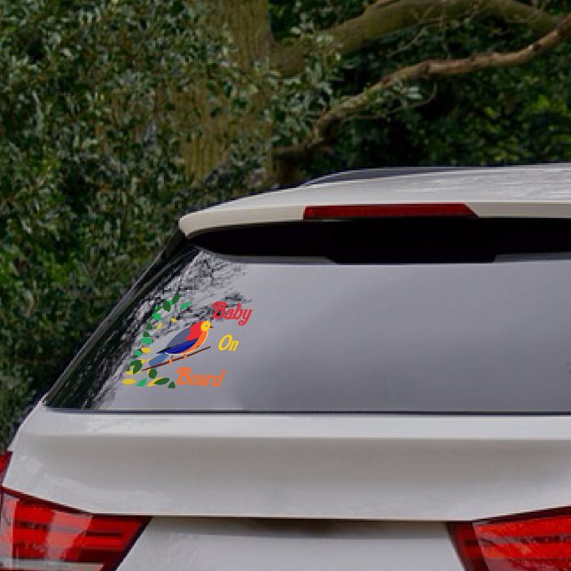Vinilos Para Cristales Lanza de la ventana trasera del coche - Bebé a bor (Subido por el creador)