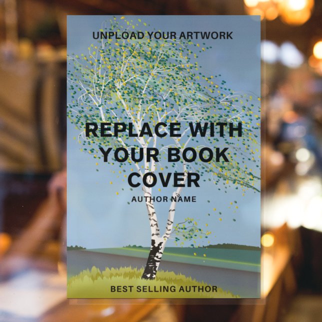 Vinilos Para Cristales Lanzamiento de libro de autor promocional de porta (Subido por el creador)